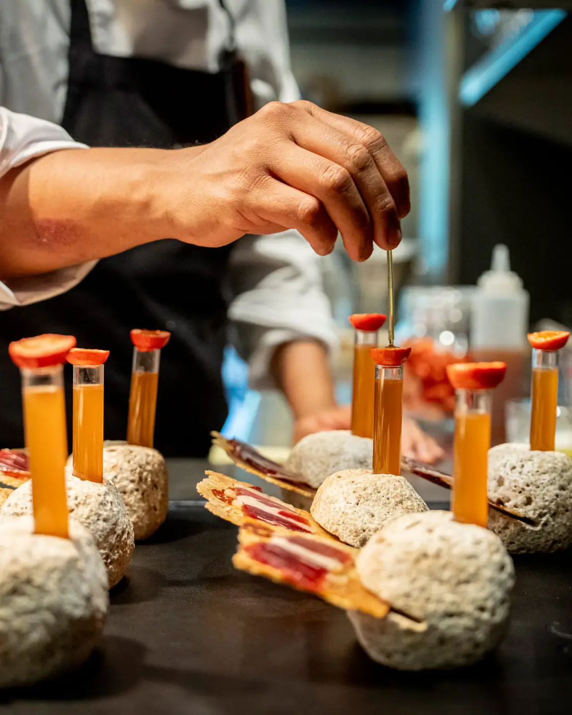 Gastronomie pour les cinq sens.